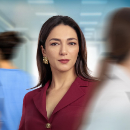 Şebnem Hassanisoughi as Med. Dir. Aylin Borokay
