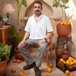 Haki Biçici as Rıza in Mercan Köşk